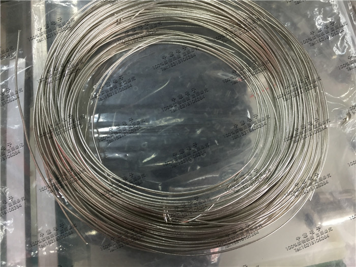 SFT50-1 radio frequency coaxial semi-soft line ultra-fine 1 2MM high frequency metal silver plated jumper semi-soft line