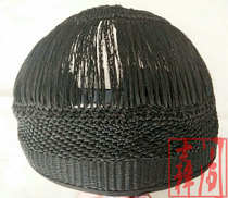 Taoist supplies Ponytail net towel Dharma instrument Taoist hat Headgear Net hat Drama net towel Lotus crown High power