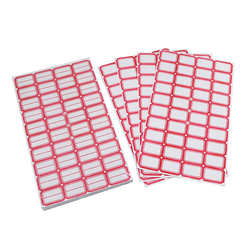 Self-adhesive sticky paper label paper Classification tag price Sticker Self-adhesive label 5 5 yuan 1 pack