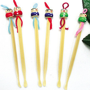 Bamboo Ear Picks Cute Doll Head Ear Picks Art Ear Picks Ear Picks Ear Picks Natural Bamboo Products