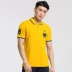 Onyje mùa hè màu rắn Paul ve áo cotton ngắn tay giản dị Áo thun mỏng nam thể thao Mỹ POLO Polo