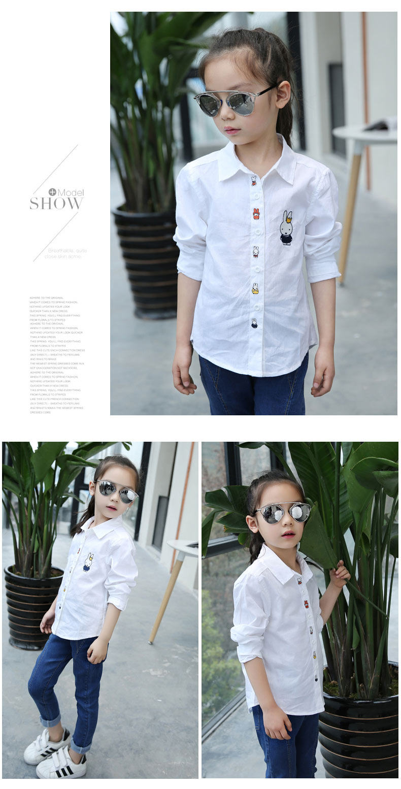 Chemise fille à manche longue - Ref 2085429 Image 14