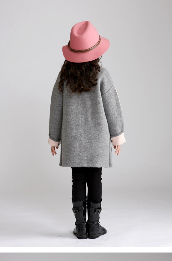 Manteau pour fille en cachemire - Ref 2161593 Image 16