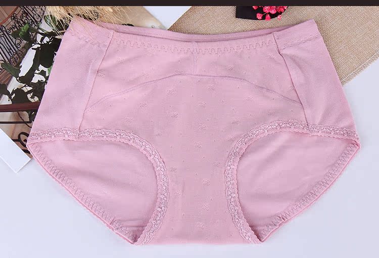 Quần cotton nữ không có cạp thấp quần short ren cô gái quần nữ gợi cảm quần 85-115 kg shop đồ lót