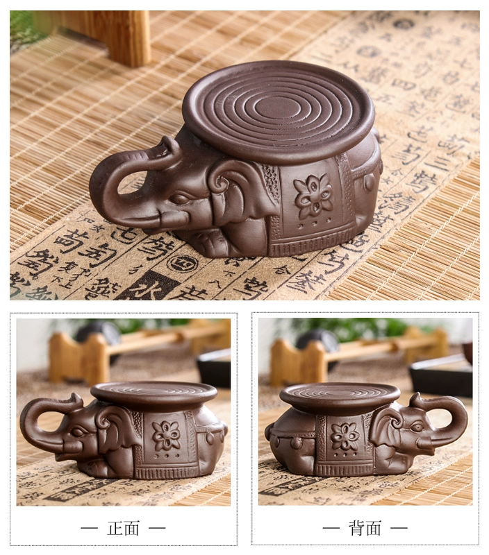 Tím nồi nồi nồi nồi khay trà kho báu như ấm trà cơ sở nồi nồi Kung Fu trà coaster bộ phụ kiện - Trà sứ bộ ấm pha trà