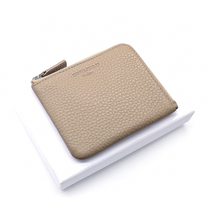 Japan and South Korea first layer cowhide coin wallet lychee leather short wallet women zipper Mini Card bag drivers license thin