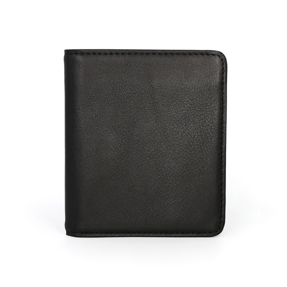 头层牛皮小钱包男短款女薄款迷你竖款小钱夹柔软真皮夹商务学生潮