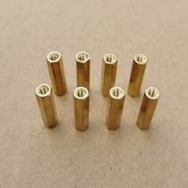 M4 M4 M5 double-pass copper column hollow copper column hexagonal copper stud nut column isolation column support column