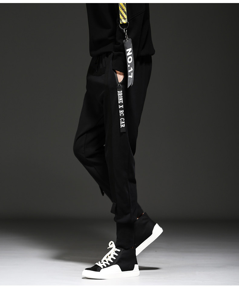 Gurbaks hip hop quần âu nam mát mẻ xu hướng đẹp trai Harlan thu hẹp chân dây kéo quần âu nam GX9531 quần harem đẹp