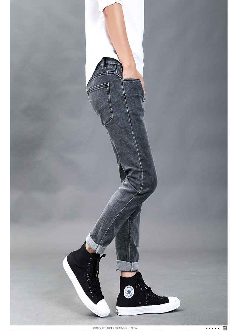 Jeans pour jeunesse pieds Slim GURBAKS en coton pour Quatre saisons - Ref 1485799 Image 18