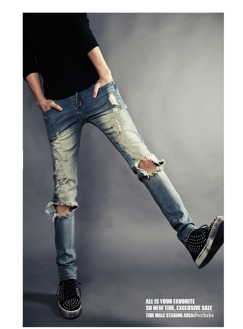 Jeans pour jeunesse pieds Slim GURBAKS en coton pour automne - Ref 1485977 Image 19