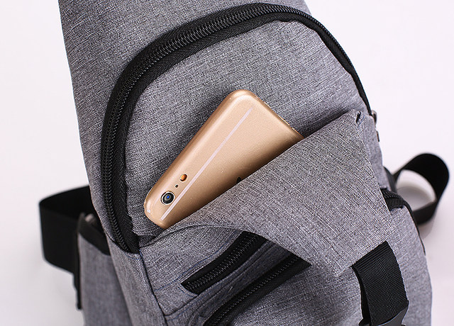ຖົງເອິກຜູ້ຊາຍ ຖົງ crossbody ຜູ້ຊາຍ ຖົງ shoulder bag canvas casual backpack ກິລາຖົງຂະຫນາດນ້ອຍ Oxford cloth bag Korean version trend