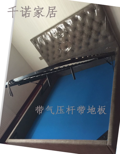 Пользовательская ткань кровать с двуспальной кроватью мягкая кровать простая мода высокая спина мягкая кровать маленькая квартира в европейской стиле точка // 03