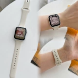 Применимые Apple Watch S9 ремешок кремниевый клей маленькая талия талия талия талия, AppleWatch8se27654 Slimming Wild Soft Girl