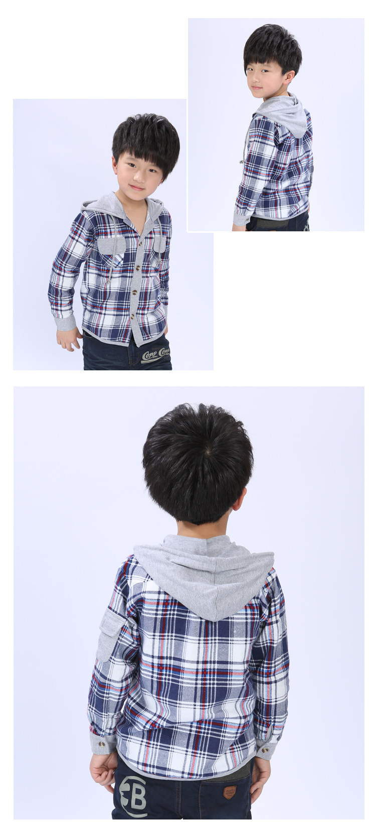 Chemise garcon à manche longue - Ref 2077970 Image 12