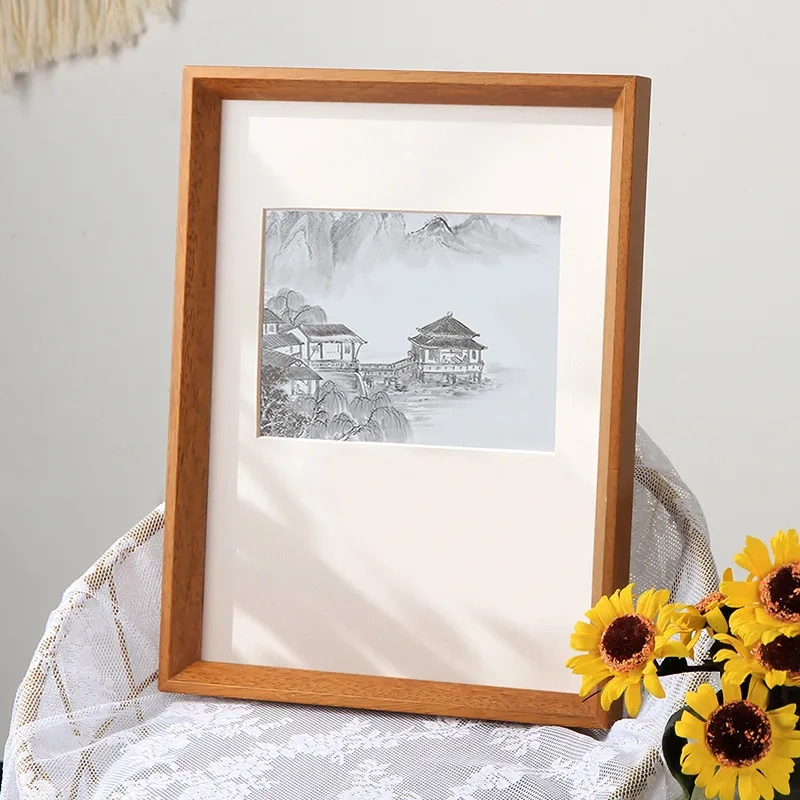Solid Wood Photo Frame Wall Hanging 24 30 Inch 36 4K 16 20inch Outer Frame Mounting Picture Frame A4A3 Simple Decoration Solid Wood Photo Frame Wall Hanging 24 30 Inch 36 4K 16 20inch Outer Frame Mounting Picture Frame A4A3 Simple Decoration
