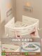 Bathroom Corner Shelf, No-Drill Installation, Toilet, Bathroom, Shower Room, Corner Basket, Milky White