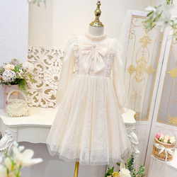Girls Dress Spring Clothing 2025 New Style Children's Clothing Spring Dress Autumn Girls Princess Dress Spring and Autumn Style