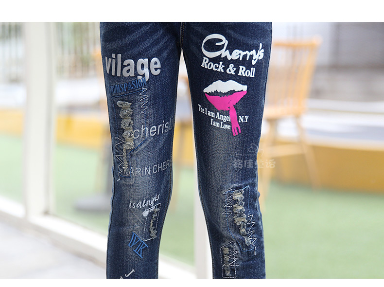 Pantalon fille 6355KZ248 en toile - Ref 2065207 Image 42