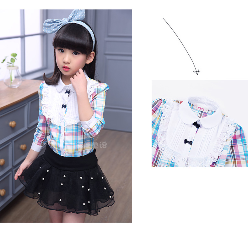 Chemise fille à manche longue - Ref 2088835 Image 72