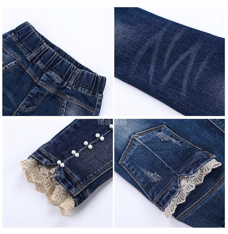 Pantalon fille 6355KZ240 en toile - Ref 2065140 Image 26