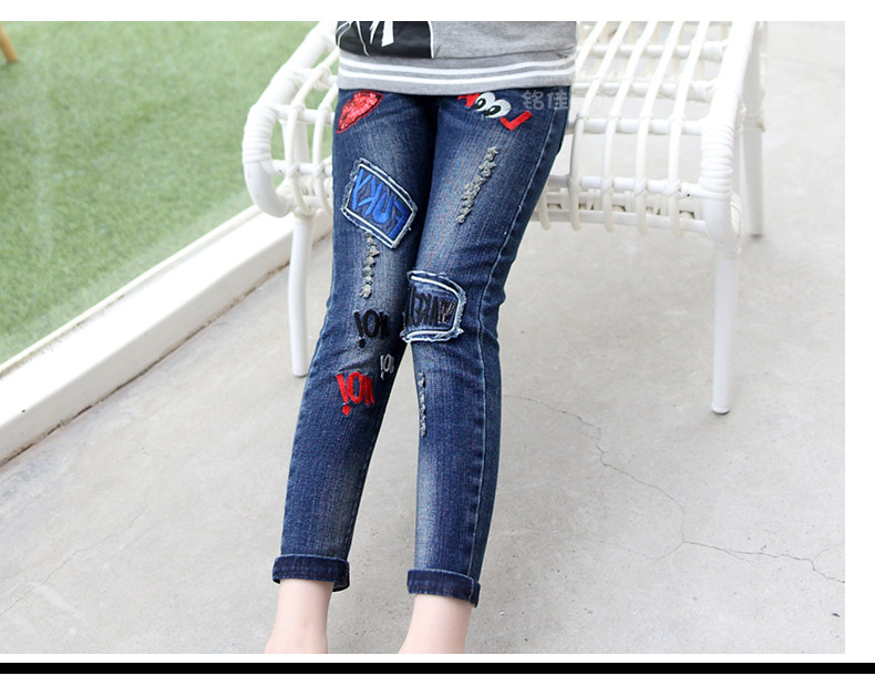 Pantalon fille 6355KZ237 en toile - Ref 2065201 Image 56