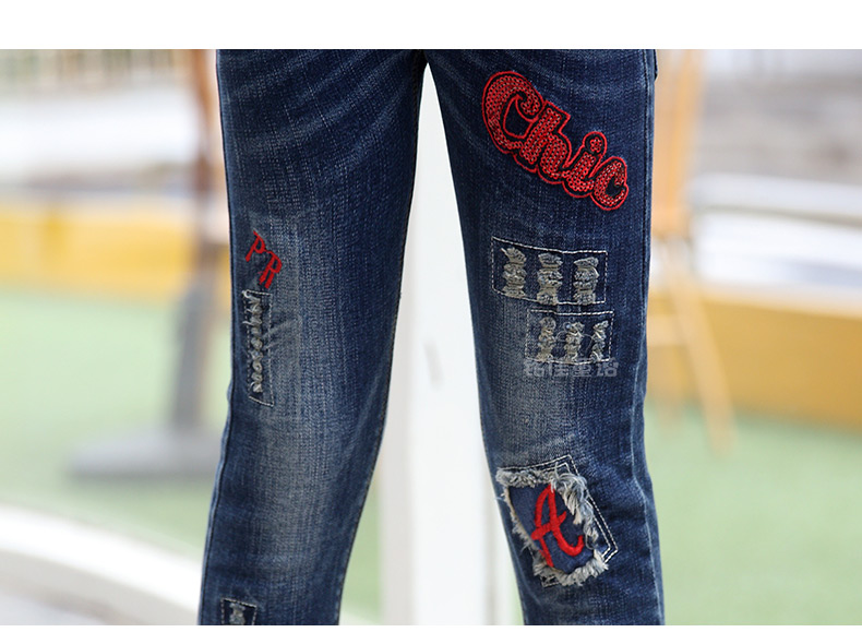 Pantalon fille 6355KZ248 en toile - Ref 2065207 Image 53