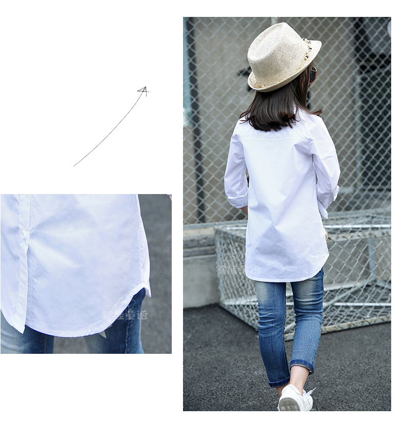 Chemise fille à manche longue - Ref 2087977 Image 65