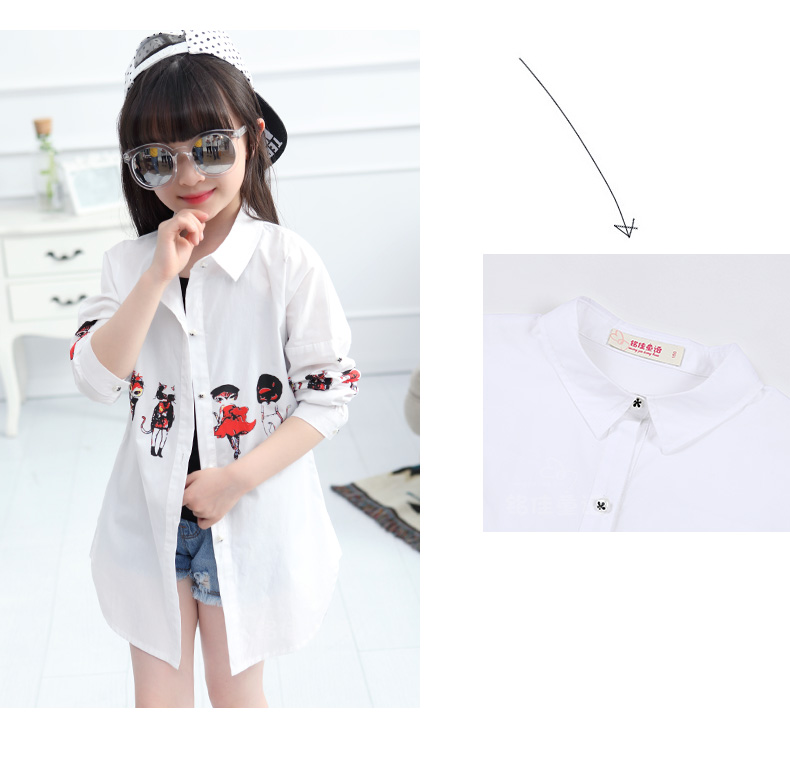 Chemise fille à manche longue - Ref 2088836 Image 58