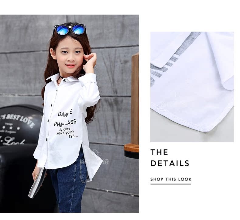Chemise fille à manche longue - Ref 2088843 Image 51