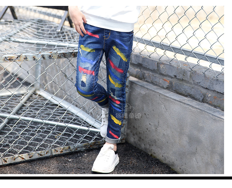 Pantalon fille 6301KZ131 en toile - Ref 2064784 Image 30