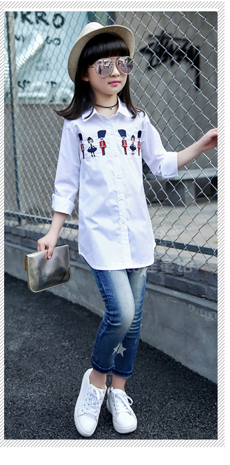 Chemise fille à manche longue - Ref 2088833 Image 40