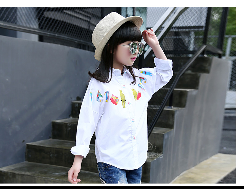 Chemise fille à manche longue - Ref 2087977 Image 84