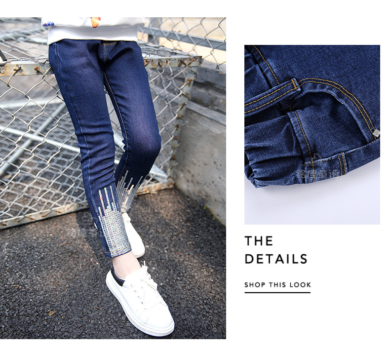 Pantalon fille 6301KZ007 en toile - Ref 2064783 Image 42