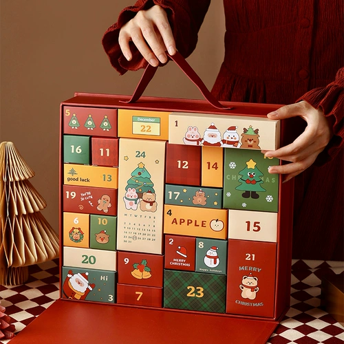 2024 Новый рождественский календарь календаря обратного отсчета.