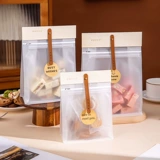 Хрустящая упаковочная сумка со снежинкой, печенье, конфеты, нуга, закуски, сумка для выпечки ириса, упаковка, маленькая, большая, прозрачная