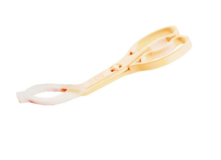 小白熊奶瓶夹/弯头防滑奶瓶夹子 可拆洗 HL-0695宝宝喂哺用品
