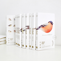 Jiukou Mountain notebook Miimoo MINI NOTE MINI 7 soil fertilizer round watercolor cute bird notebook