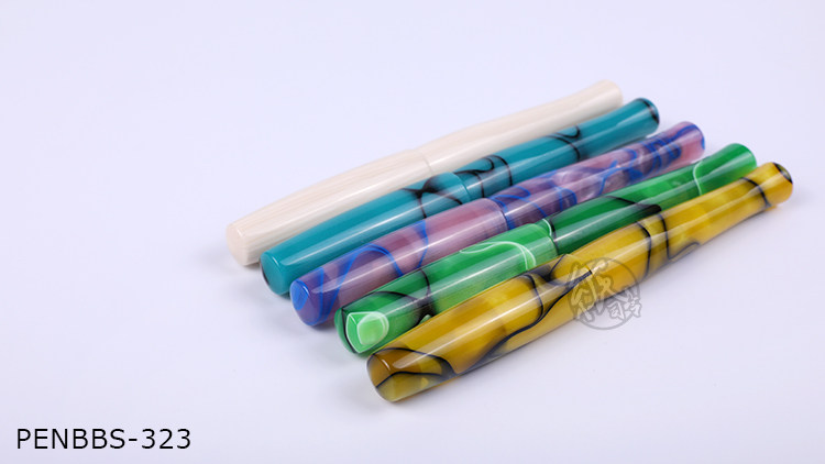 Ручка перьевая 坛笔penbbs323钢笔论坛自来水笔彩色哑克力笔大明尖礼品笔学生笔