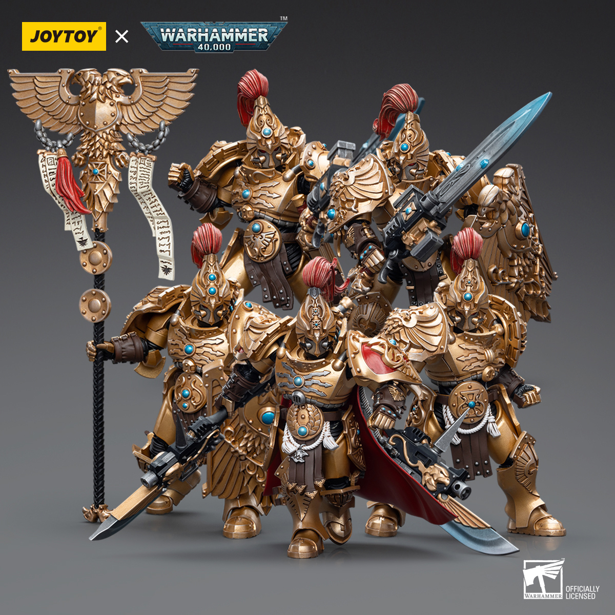 JoyToy ウォーハンマー 40K 皇帝禁軍戦旗執行官 JoyToy ウォーハンマー 40K 皇帝禁軍戦旗執行官 フィギュア