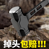 Octagonal hammer construction site wall demolition heavy-duty solid sledge hammer does not turn around conjoined hammer hammer hammer hand hammer repair tool