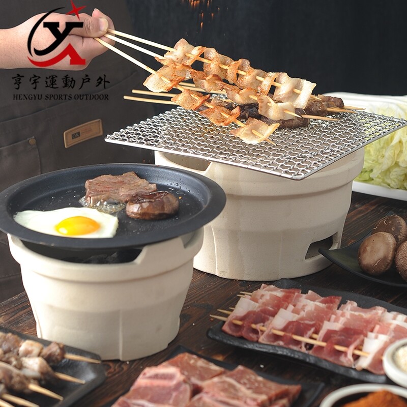 Day Style Clay Oven Barbecue Home Oven Small One-person Food Carbon Baking Charcoal Fire Peat Charcoal Mini Grilled Charcoal Stove Small Stove