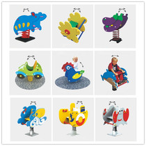 Childrens room Outdoor Rocking Music seesaw kindergarten spring rocking horse Community Park Square amusement equipment toys