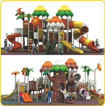 Kindergarten large slide Children Outdoor small doctor combination toy plastic community outdoor amusement facilities equipment