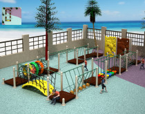 Kindergarten outdoor amusement facilities childrens sensory training physical fitness expansion large crawl climbing frame combination Toys