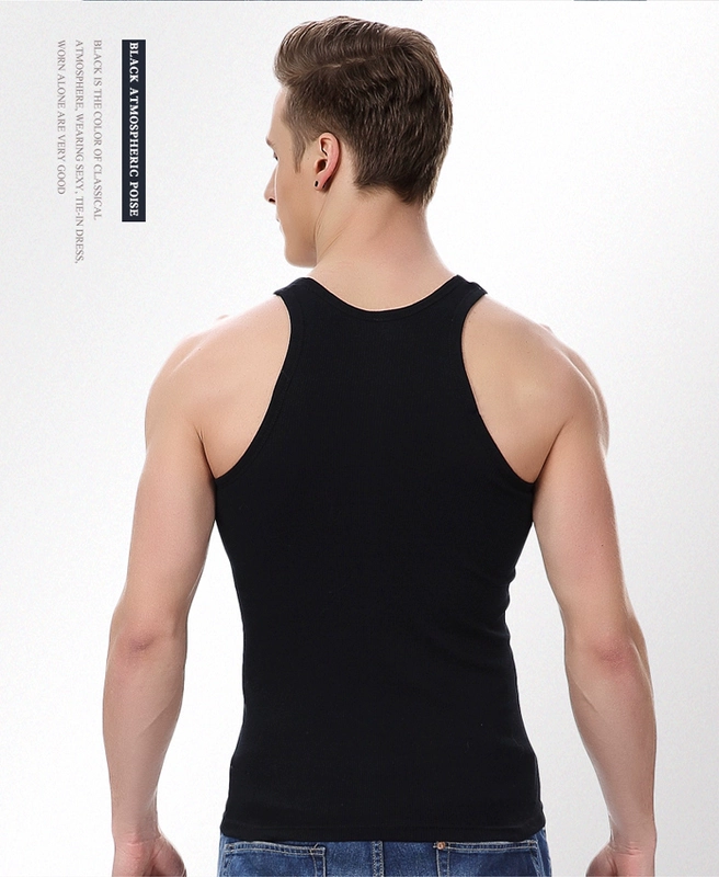 Áo ngủ nam mùa hè nam vest mỏng kiểu cotton cơ sở áo trắng hai cotton thanh niên trung niên thoáng khí vest nam trung niên