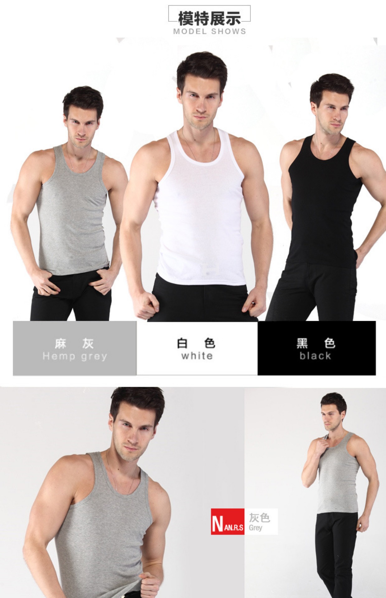 Áo ngủ nam mùa hè nam vest mỏng kiểu cotton cơ sở áo trắng hai cotton thanh niên trung niên thoáng khí áo 3 lỗ nam