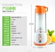 Ouyi cốc nước ép điện cầm tay bốn lá máy ép trái cây mini có thể sạc lại trái cây và nước ép rau quả tự động - Máy ép trái cây