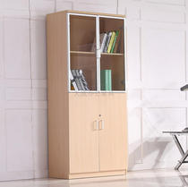 Dongguan office furniture 2-door bookcase high file cabinet information Cabinet Office locker floor display glass cabinet