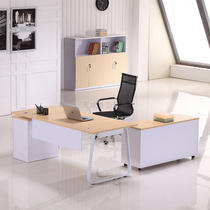 Dongguan office furniture simple modern desk simple large class boss table manager Table 1 8 meters